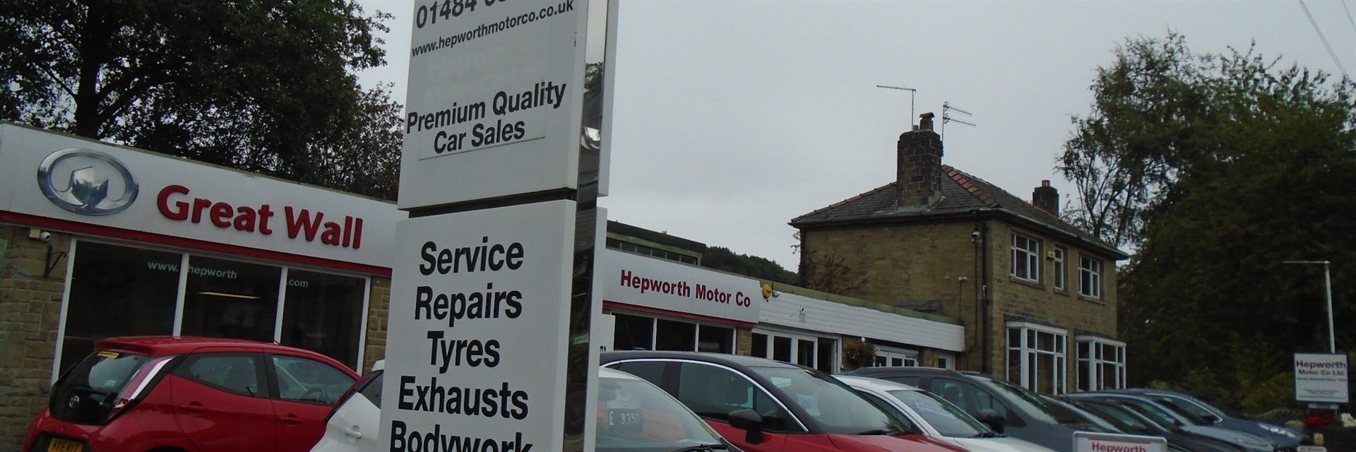 Hepworth Motor Co showroom, Holmfirth — used cars for sale